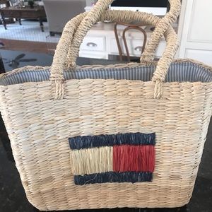 Vintage Tommy Hilfiger Straw Bag